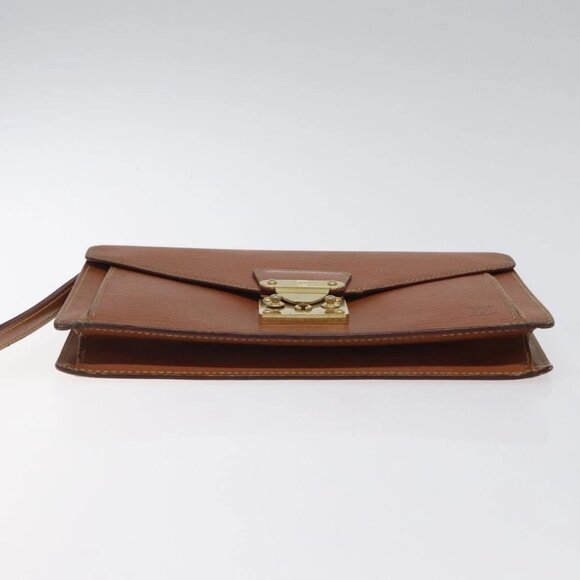 LOUIS VUITTON Epi Serie Dragonne Hand Bag Zipangu Gold - Picture 6 of 16